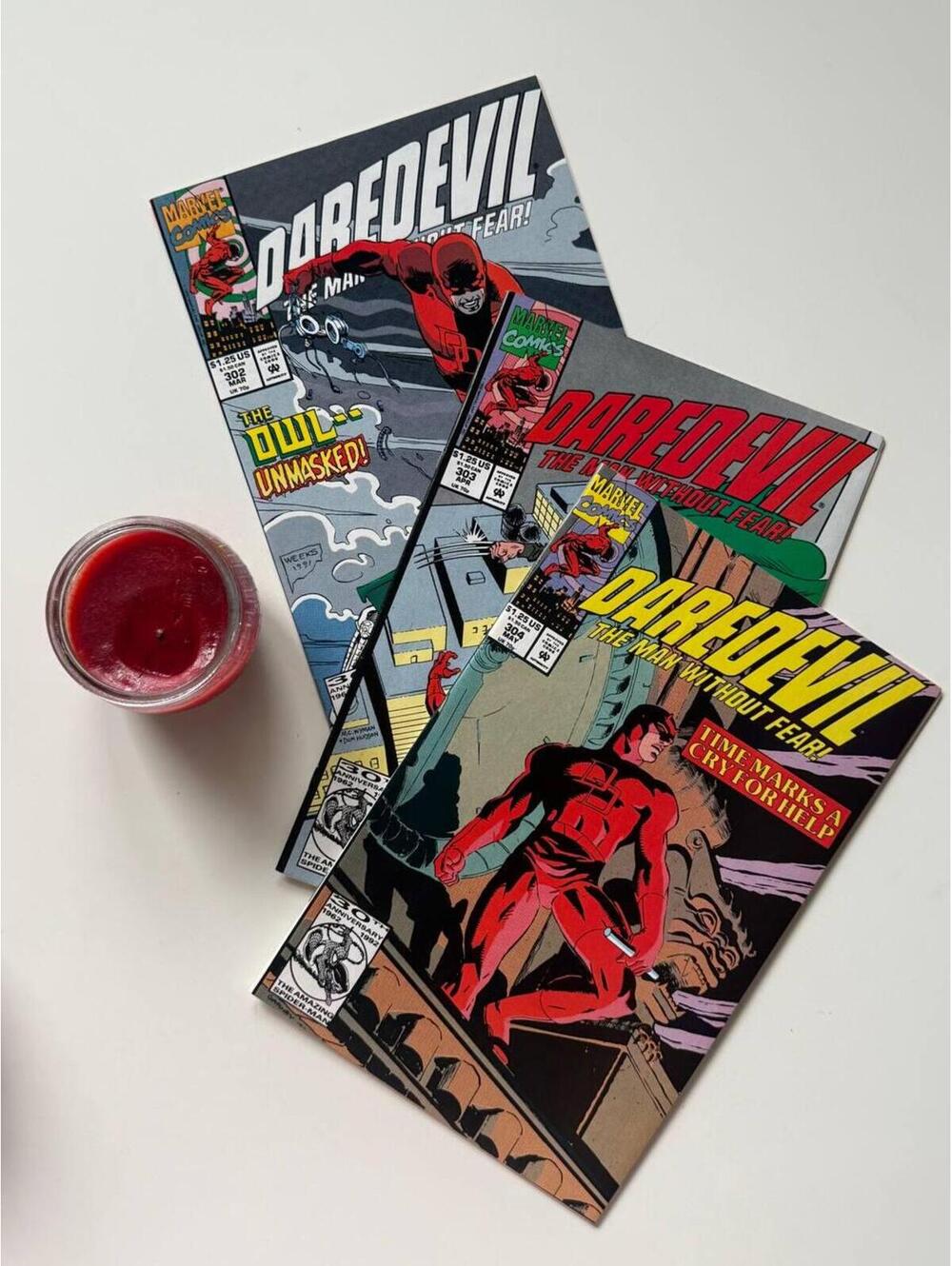 Daredevil #302 #303 #304 (1992) Comic book Lot of 3 | Owl Storyline | Kingpin